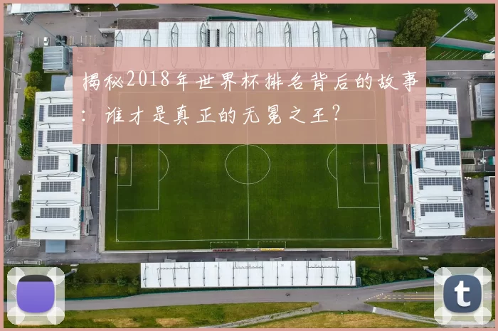 揭秘2018年世界杯排名背后的故事：谁才是真正的无冕之王？