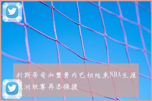 科斯蒂奇加盟费内巴切结束NBA生涯欧洲联赛再添强援